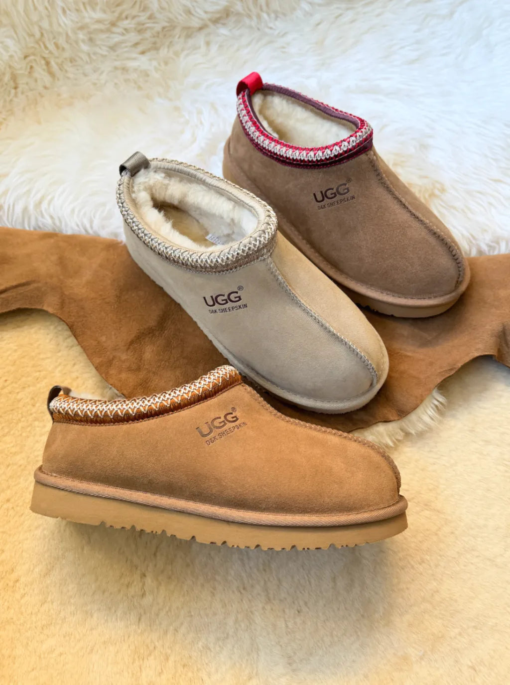 Australian UGG Tasman Unisex Sheepskin Slip-On UGG Slippers