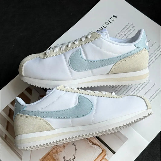 Nike Cortez Women - White/Light Armory Blue DZ2795-100 [Doldolco]