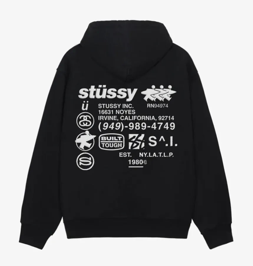 Stussy DNA Zip-Up Hoodie 3 Colors