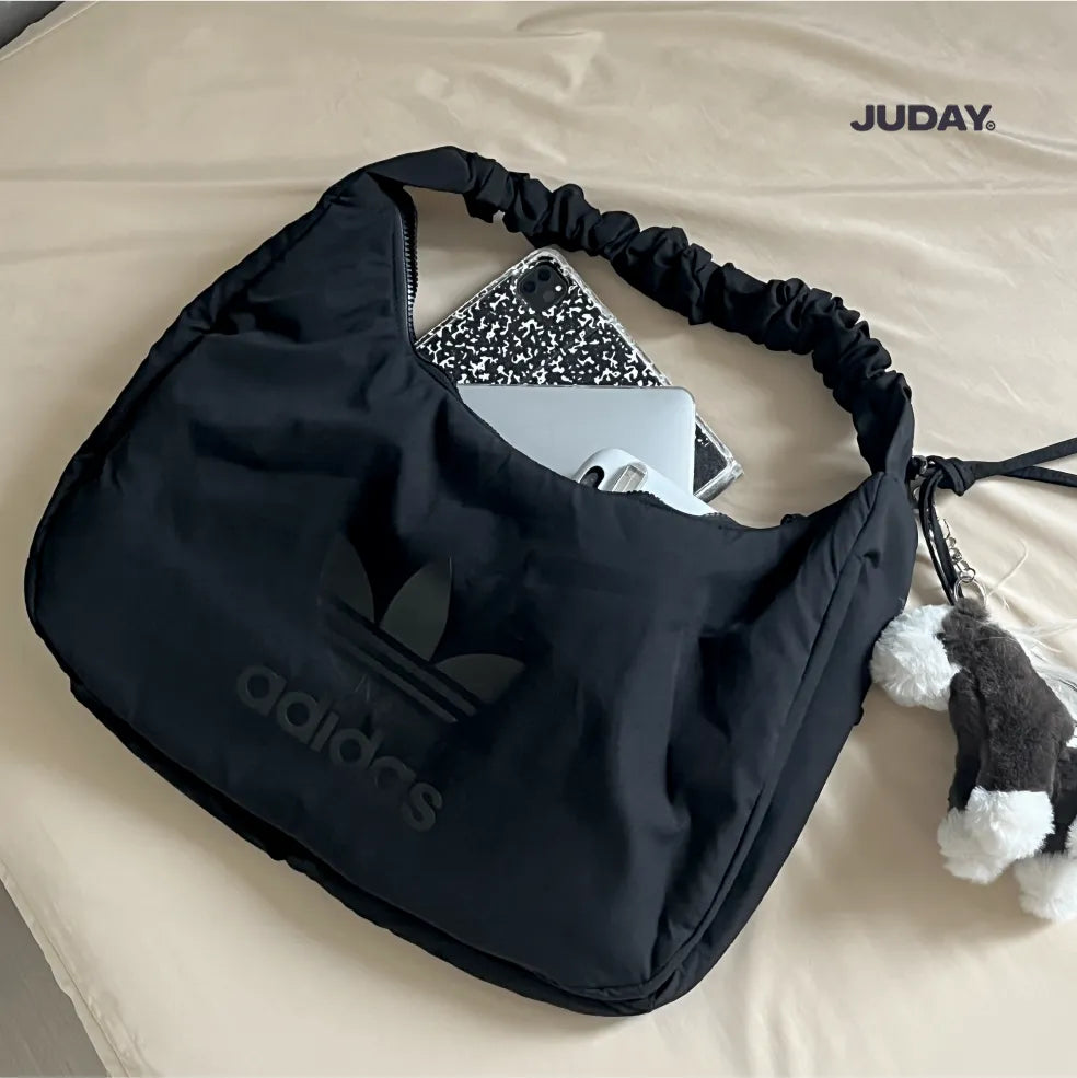 Adidas Tote Shoulder Shirring Bag Big