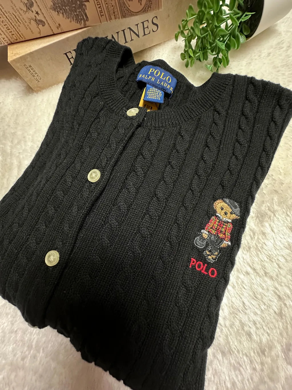 Polo Ralph Lauren Girls Cable Knit Sweater & Cardigan