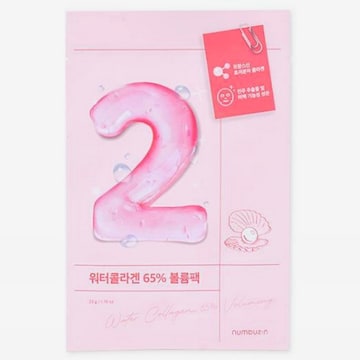 numbuzin No. 2 Water Collagen 65% Volume Pack (10 Sheets)