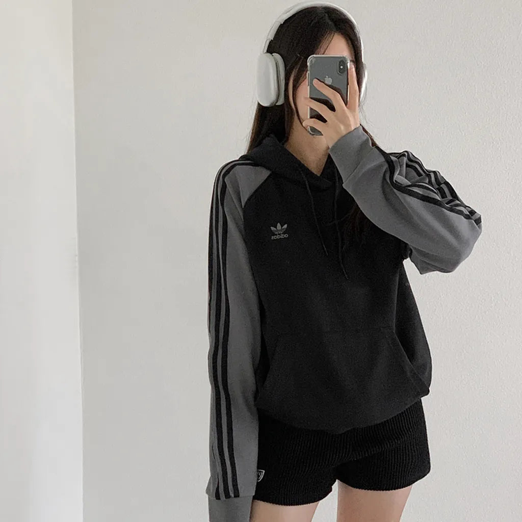 Adidas Unisex Regular Fit Originals SST Charcoal Hoodie