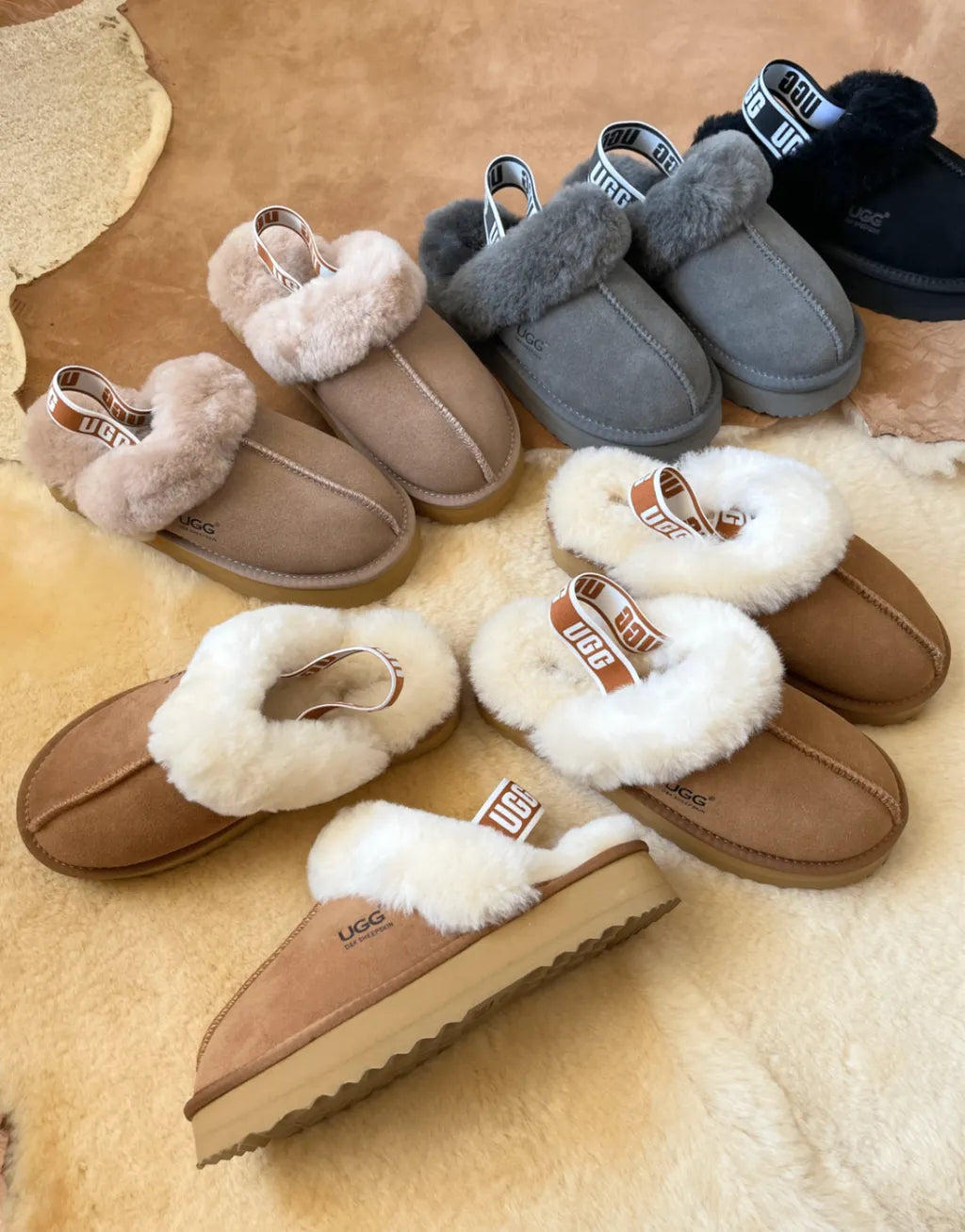 2024 Australia DK Funket Elastic Slippers UGG Slippers