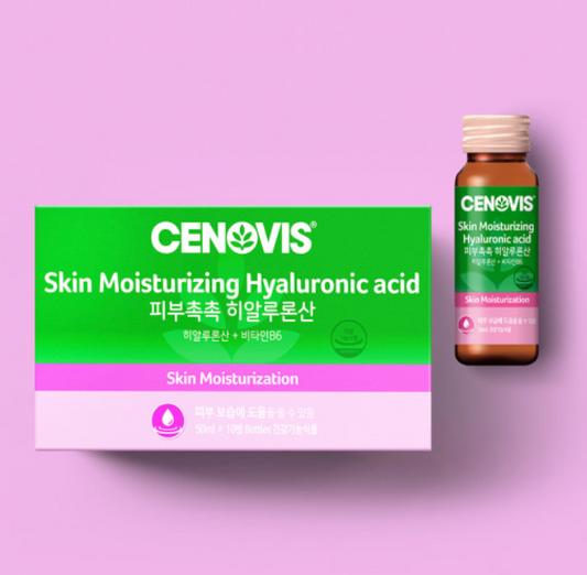 CENOVIS Hydrating Hyaluronic Acid + Vitamin B6 (10 Bottles / 10-Day Supply) x 4