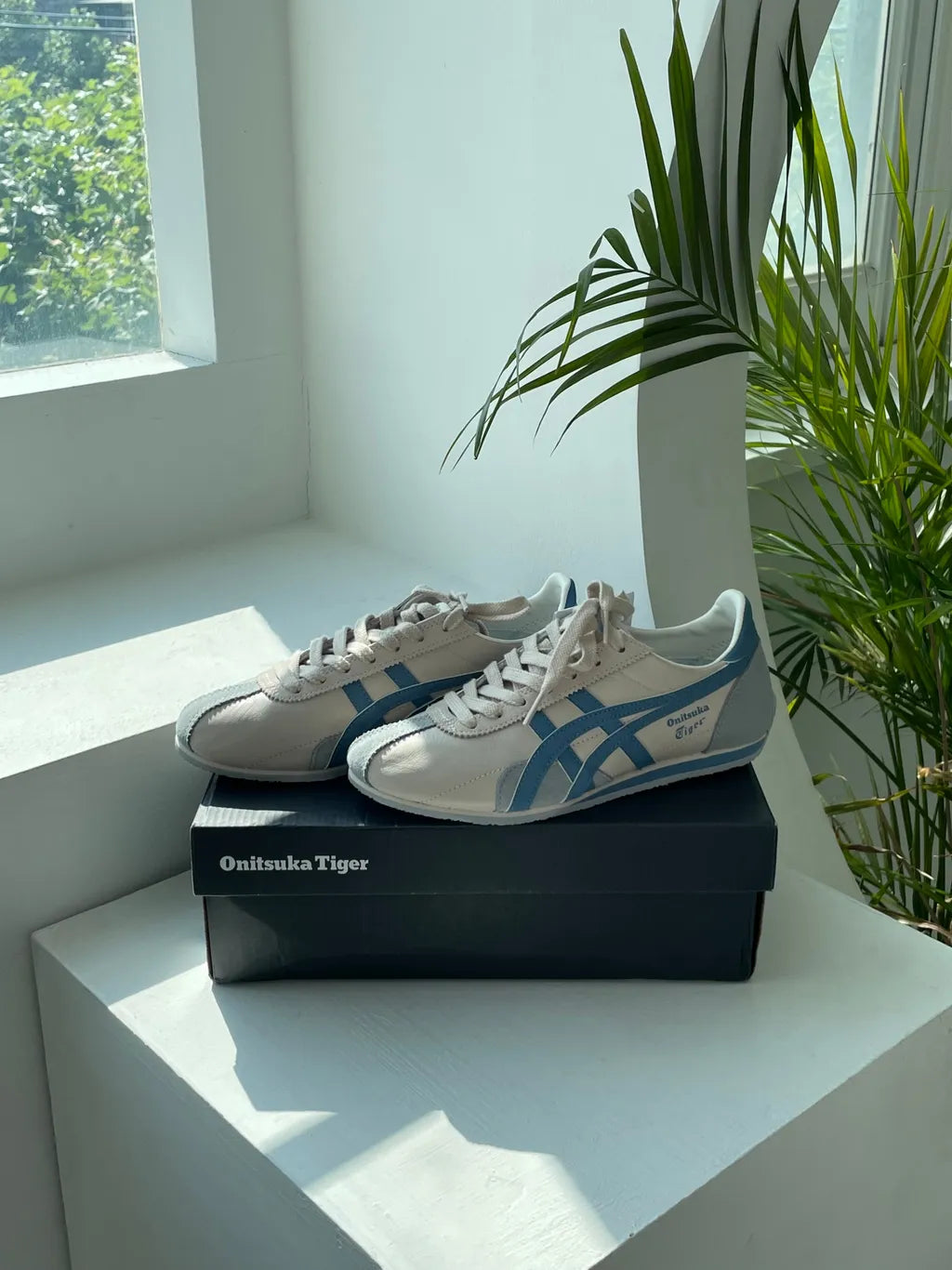 Onitsuka Tiger Runspark Cream Light Blue Unisex 1183B480-250