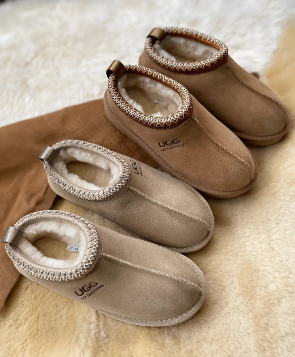 Australian UGG Tasman Unisex Sheepskin Slip-On UGG Slippers