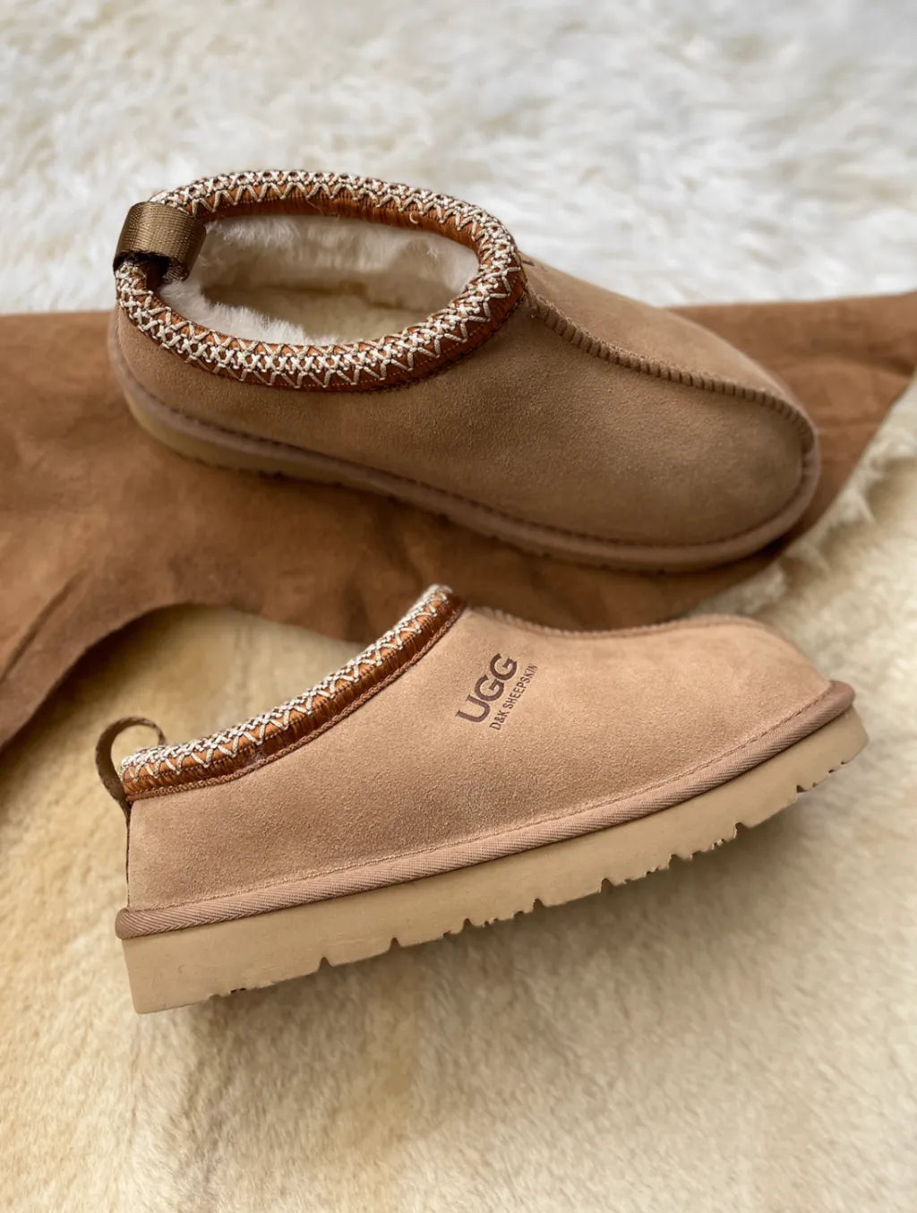 Australian UGG Tasman Unisex Sheepskin Slip-On UGG Slippers