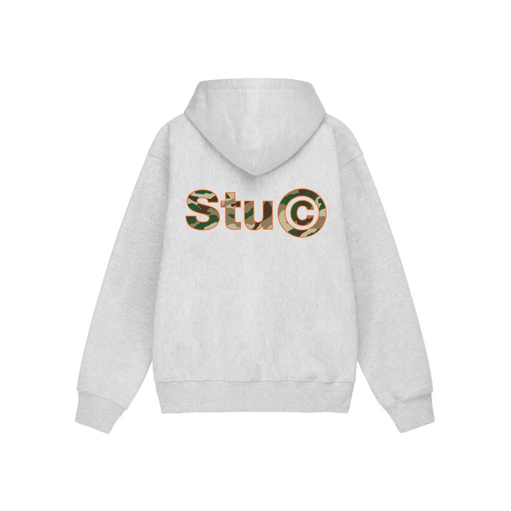 Stussy Stu C Hoodie Ash Heather