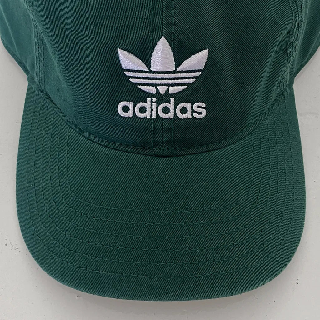 Adidas Unisex Original Relax Fit Trefoil Deep Green Ball Cap Baseball Cap