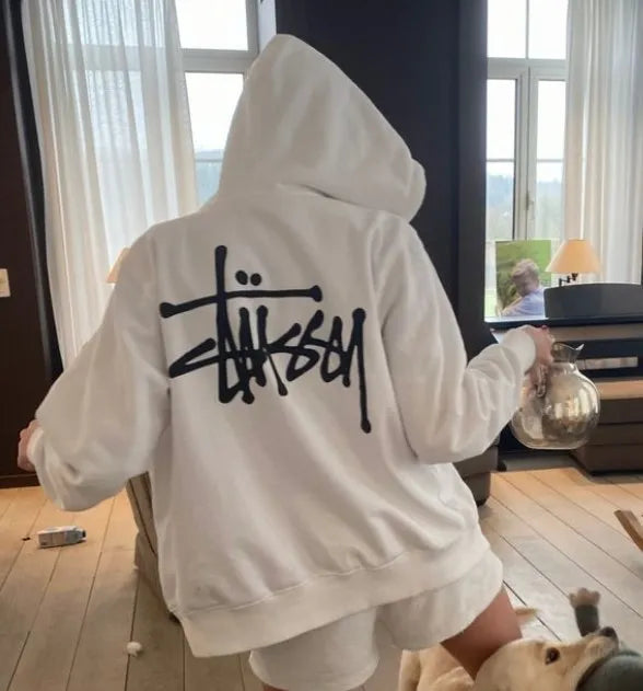 Stussy Basic Logo Zip Hoodie (Unisex)