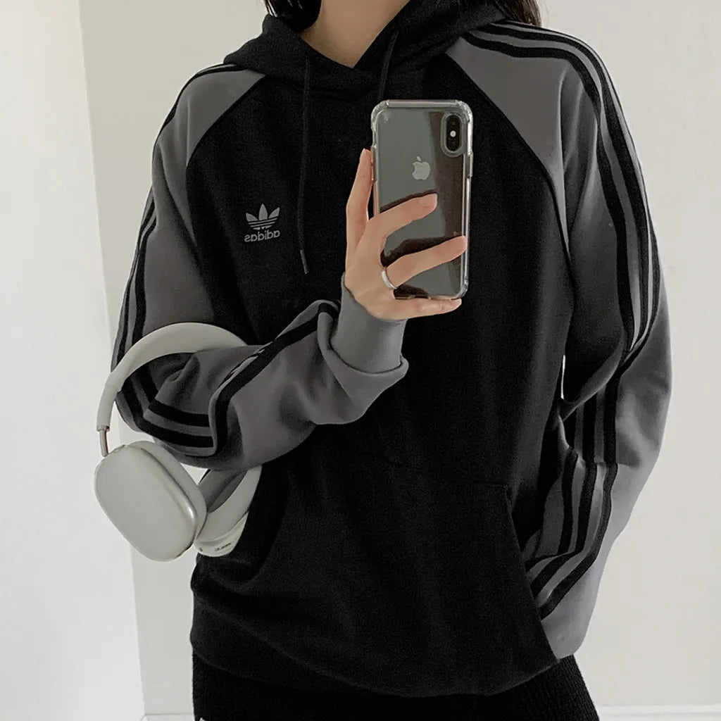 Adidas Unisex Regular Fit Originals SST Charcoal Hoodie