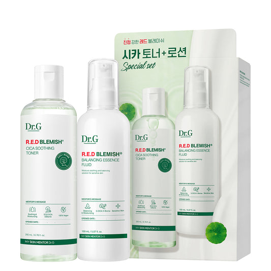 Dr.G Red Blemish Cica Toner 200ml + Lotion 150ml Set