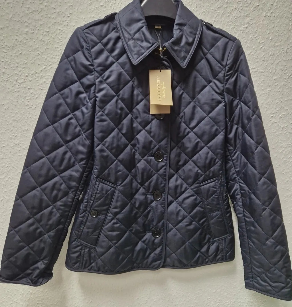 [Customs & VAT Included, Free Shipping] Burberry Frankby Quilted Jacket Navy