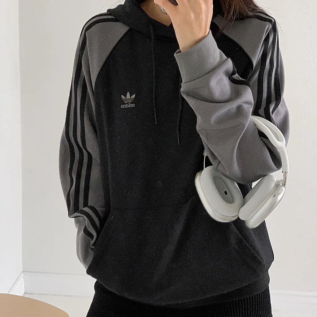 Adidas Unisex Regular Fit Originals SST Charcoal Hoodie