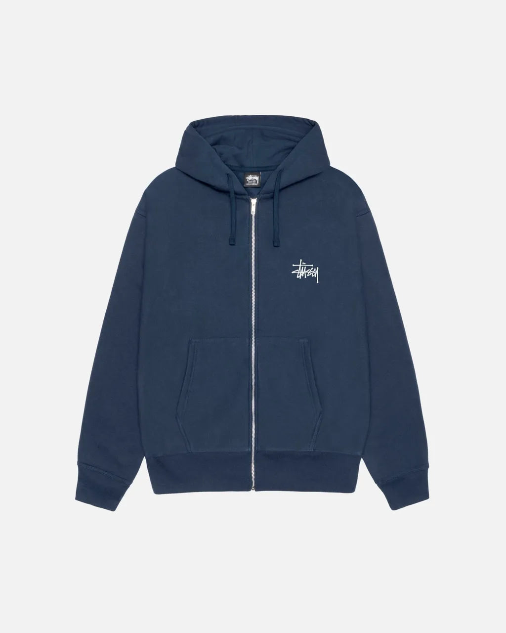 Stussy basic logo hood zip-up unisex