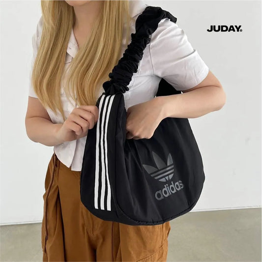 Adidas Tote Shoulder Shirring Bag Medium