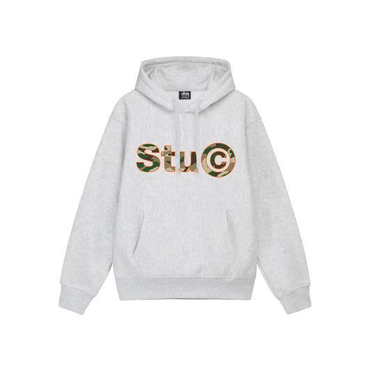 Stussy Stu C Hoodie Ash Heather