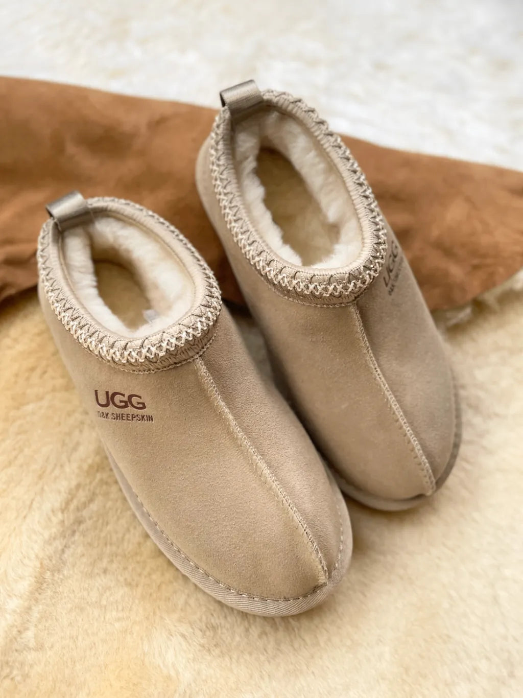 Australian UGG Tasman Unisex Sheepskin Slip-On UGG Slippers