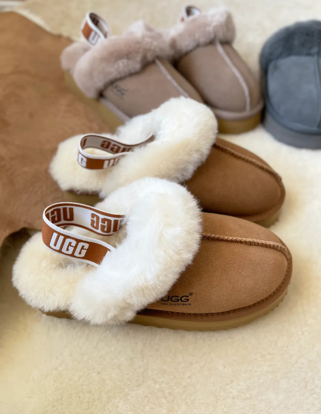 2024 Australia DK Funket Elastic Slippers UGG Slippers