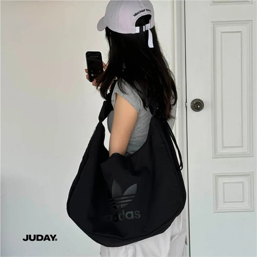 Adidas Tote Shoulder Shirring Bag Big