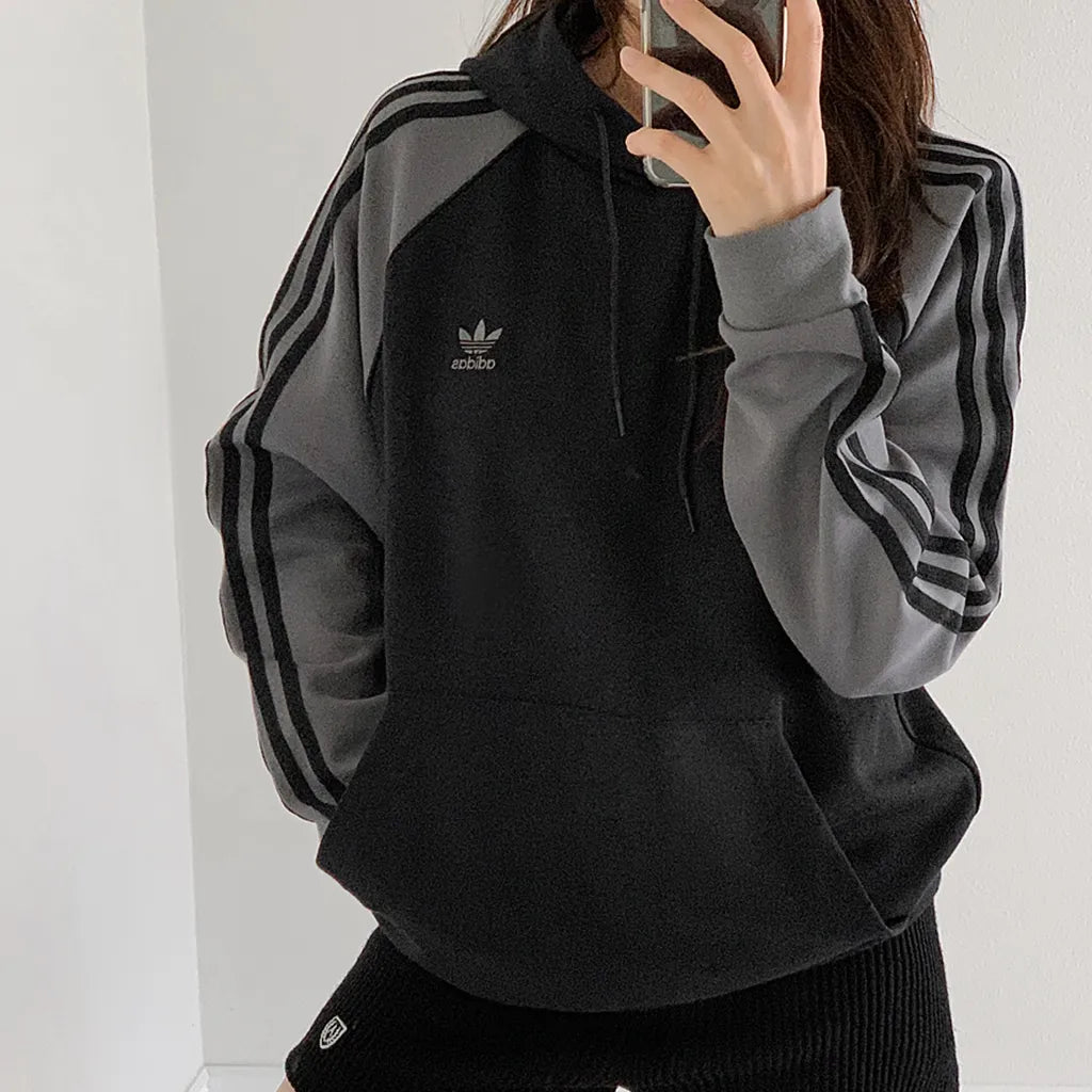 Adidas Unisex Regular Fit Originals SST Charcoal Hoodie