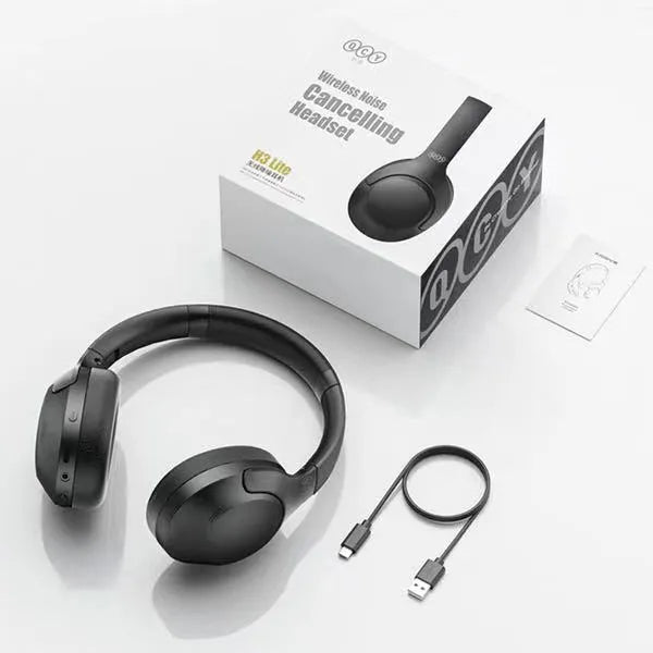 QCY H3 Lite ANC Bluetooth Headset ANC Noise Cancelling Multi-Point Wireless Headset