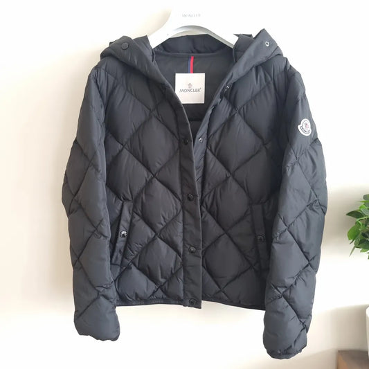 Moncler Arvouin Short Down Jacket Black