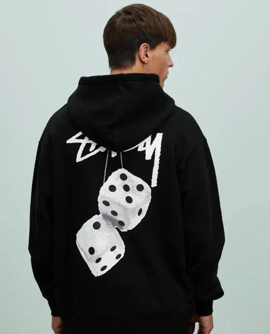 Stussy Fuzzy Dice 50/50 Hoodie