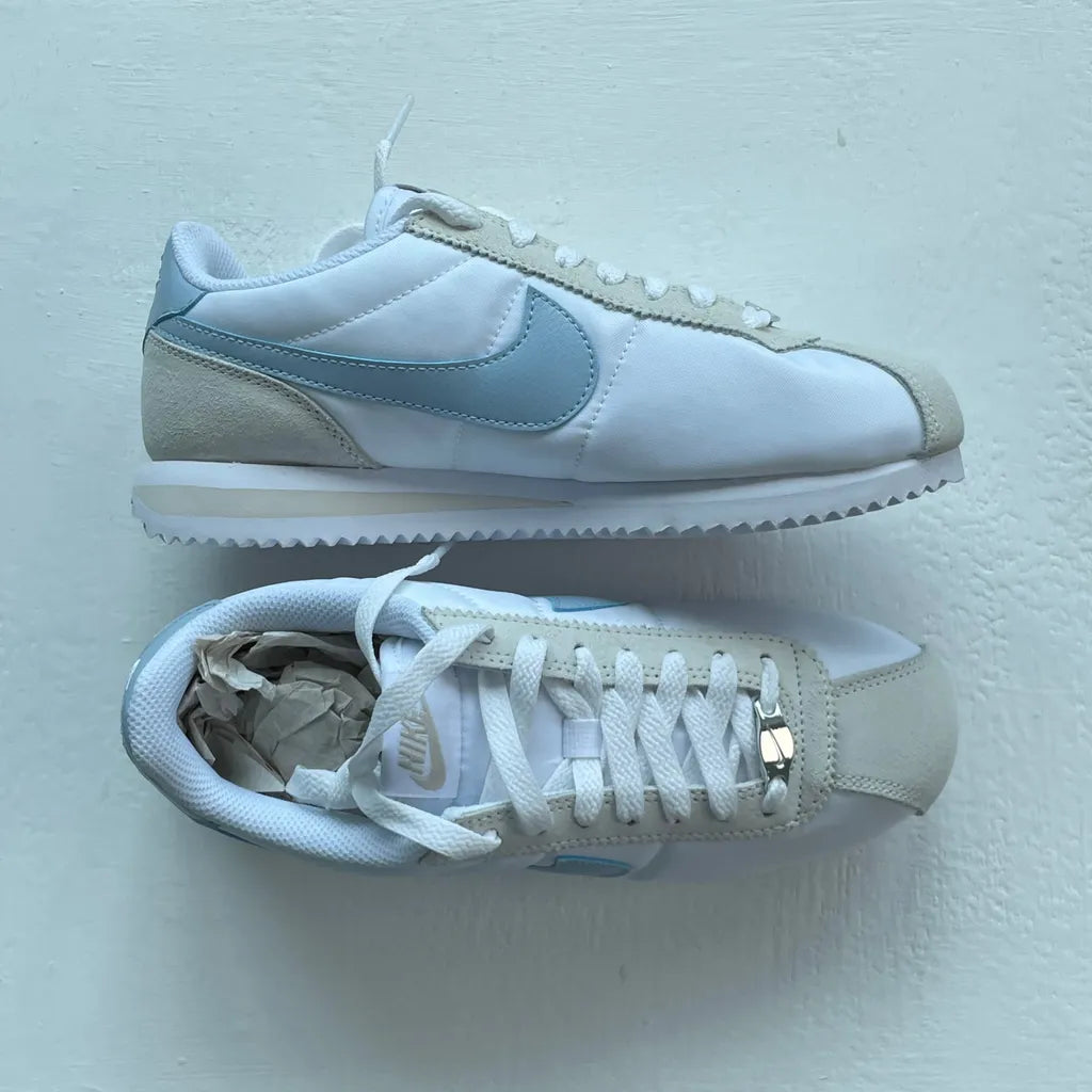 Nike Cortez Nylon White Light Blue DZ2795-100