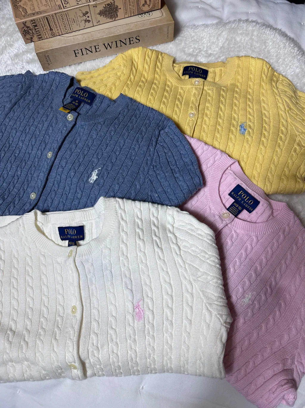 Polo Ralph Lauren Girls Cable Knit Sweater & Cardigan