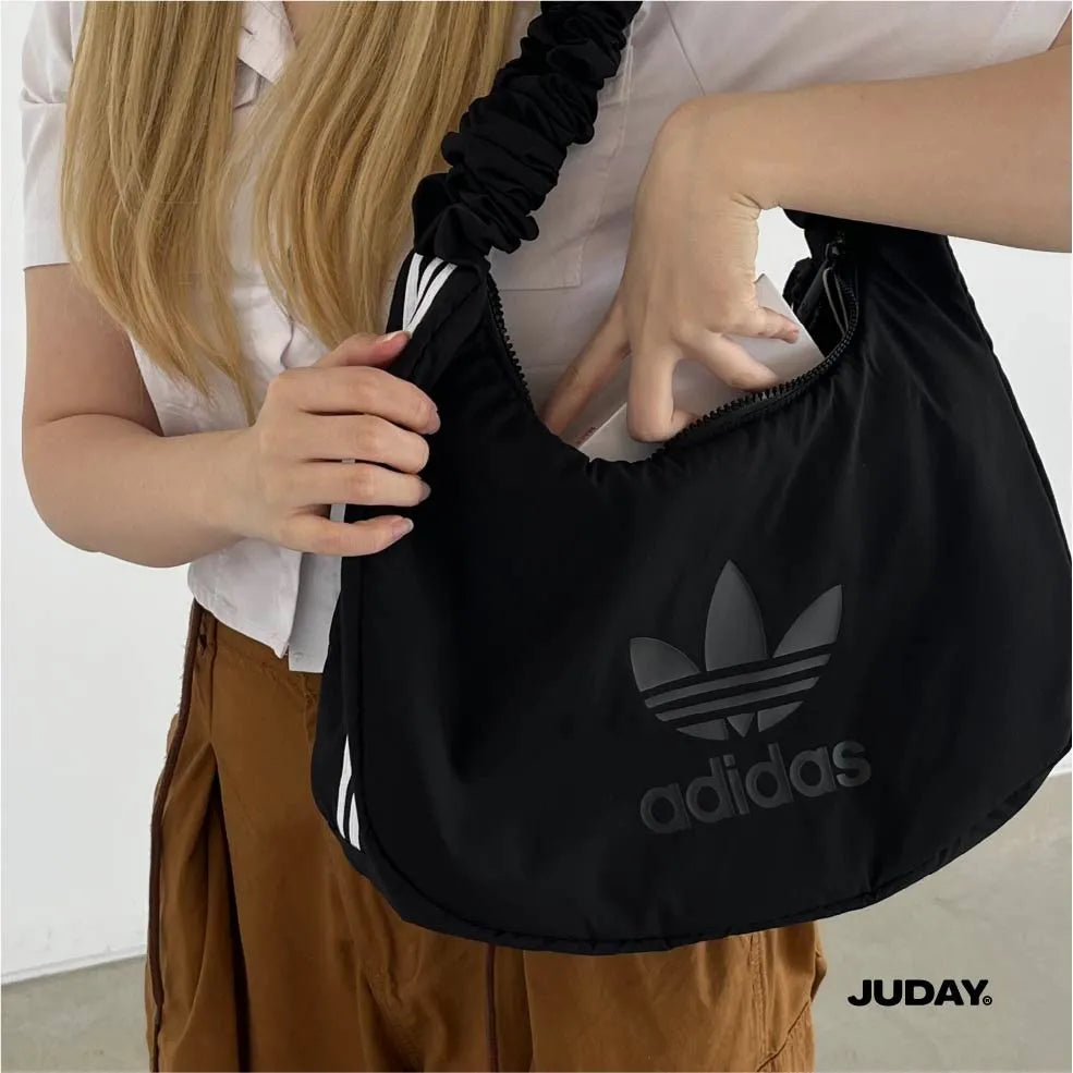 Adidas Tote Shoulder Shirring Bag Medium