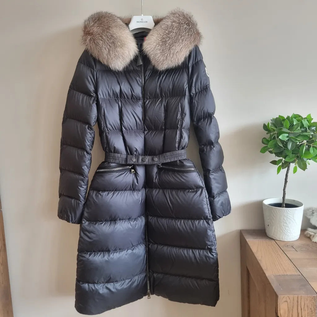 [24/25FW All-Inclusive Price] Moncler Boedic Long Down Jacket with Sheep Fur