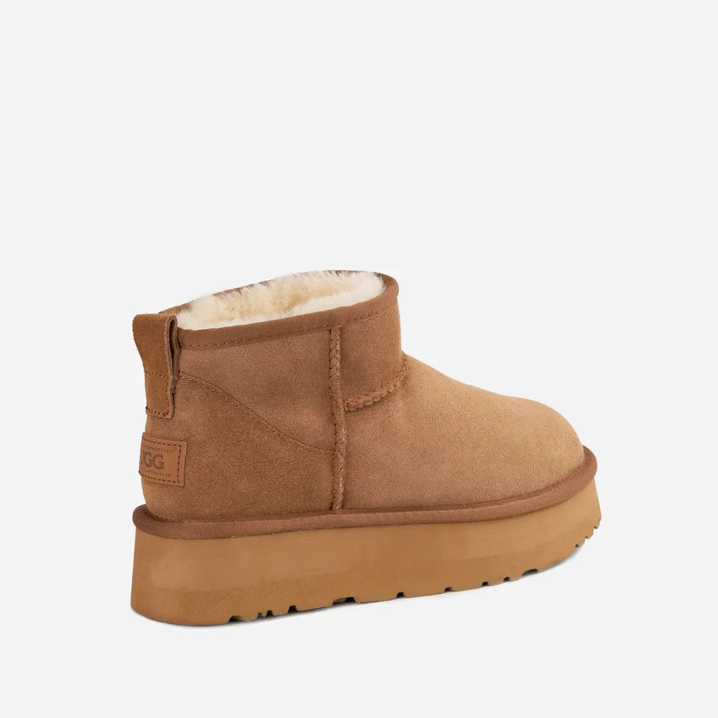 Australian OZWEAR Classic Platform (4cm) Ultra Mini UGG Boots OB658P