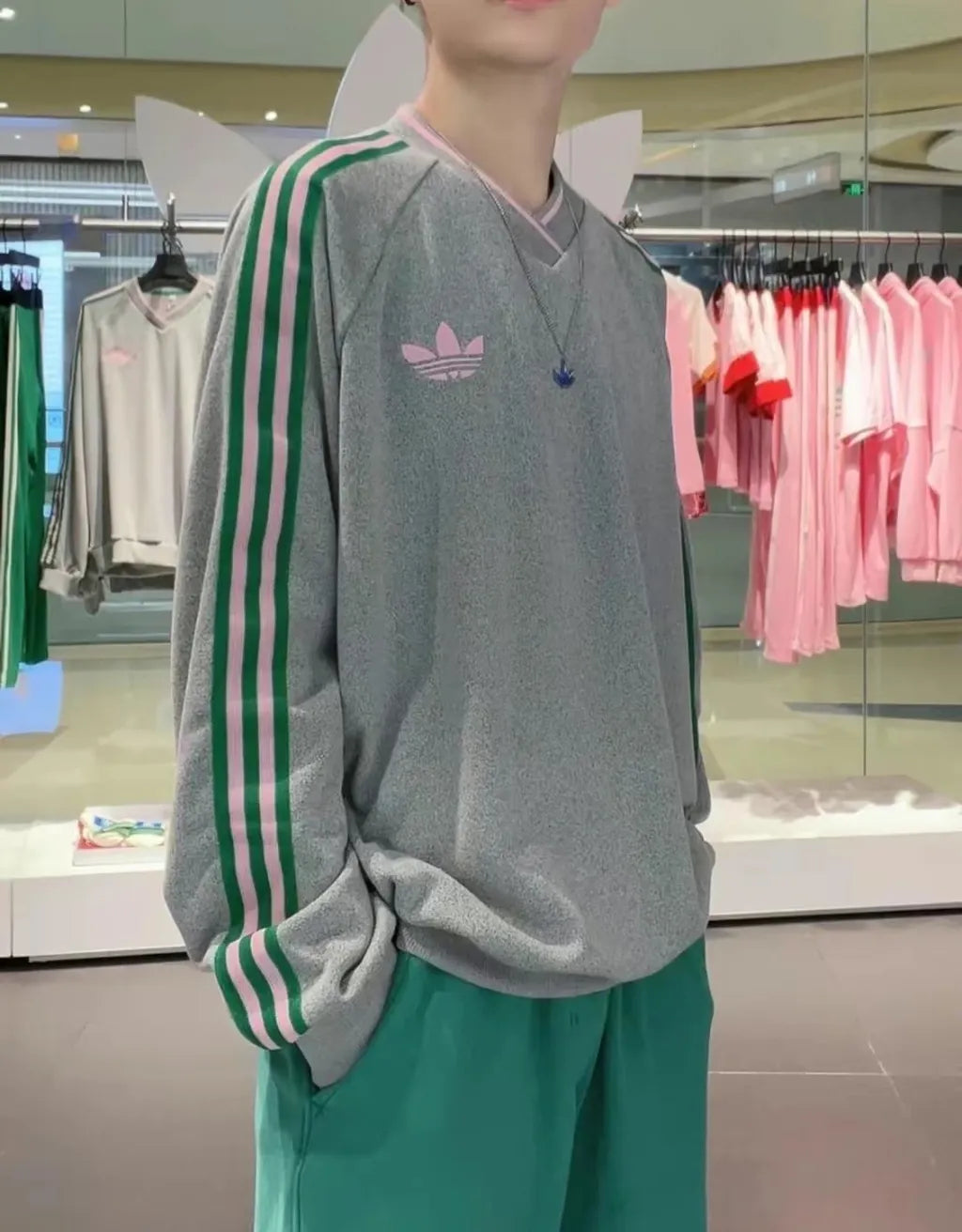 Adidas Adicolor 70S Vintage Sweatshirt Sweatshirt Green IP6990