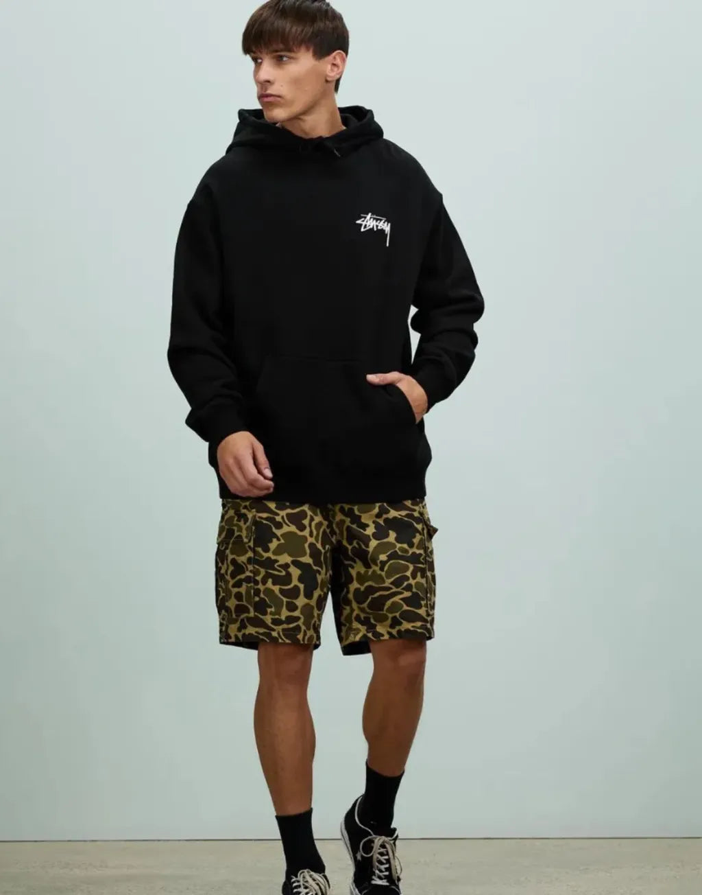 Stussy Fuzzy Dice 50/50 Hoodie