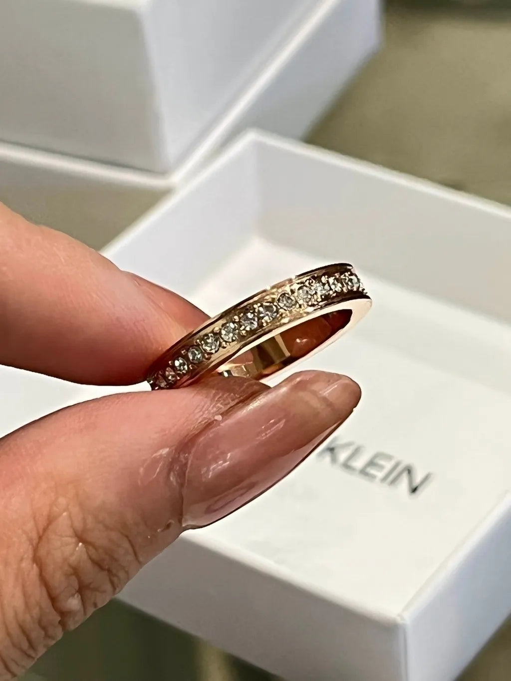 CK Calvin Klein ring  / Recommended for those who are sincere in love