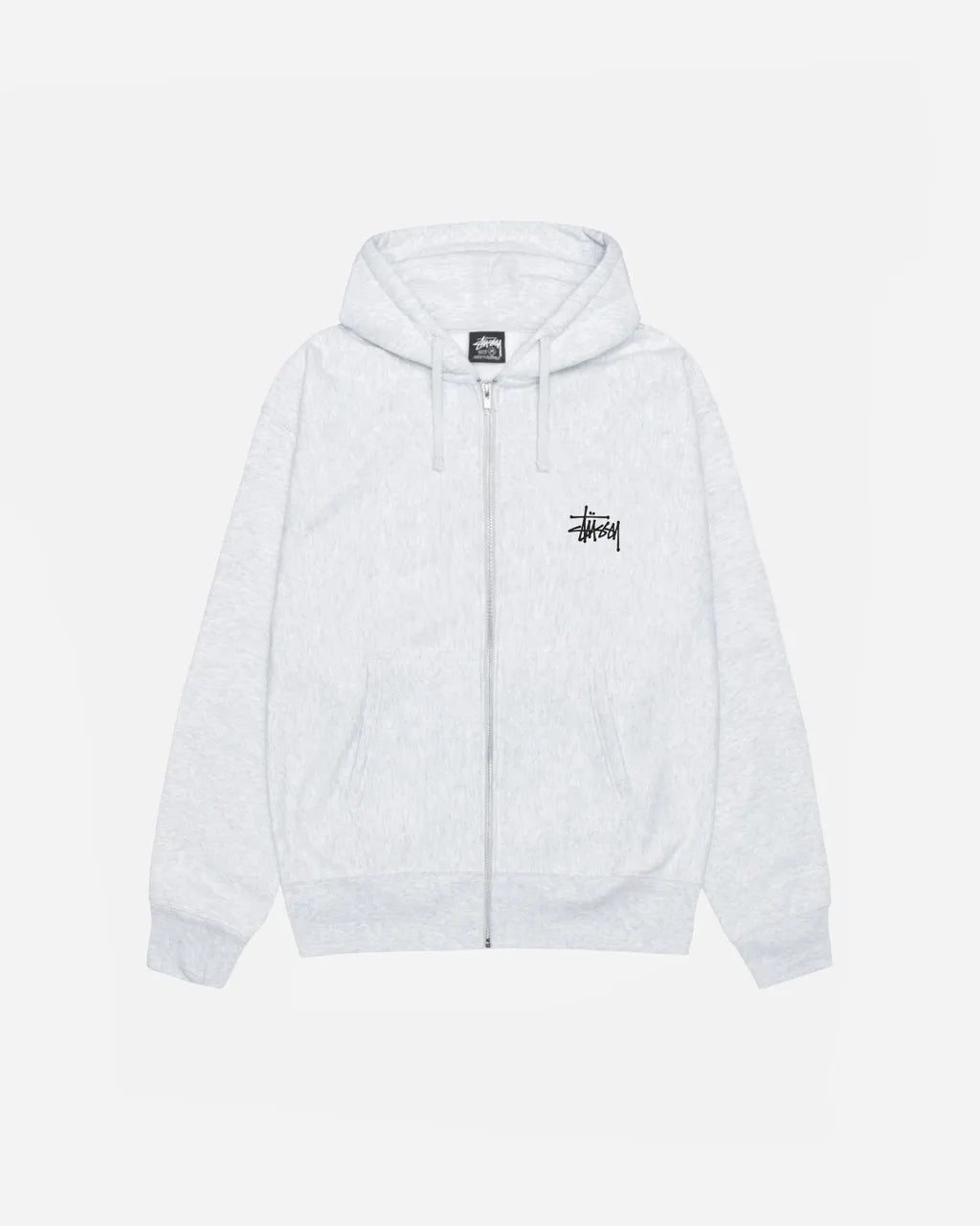 Stussy basic logo hood zip-up unisex