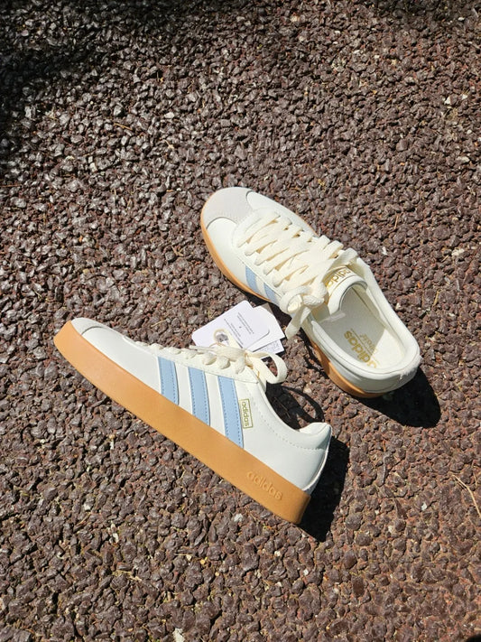 Adidas Neo VL Court Cream Blue JH5063 [Limited Edition Daily Shoes]