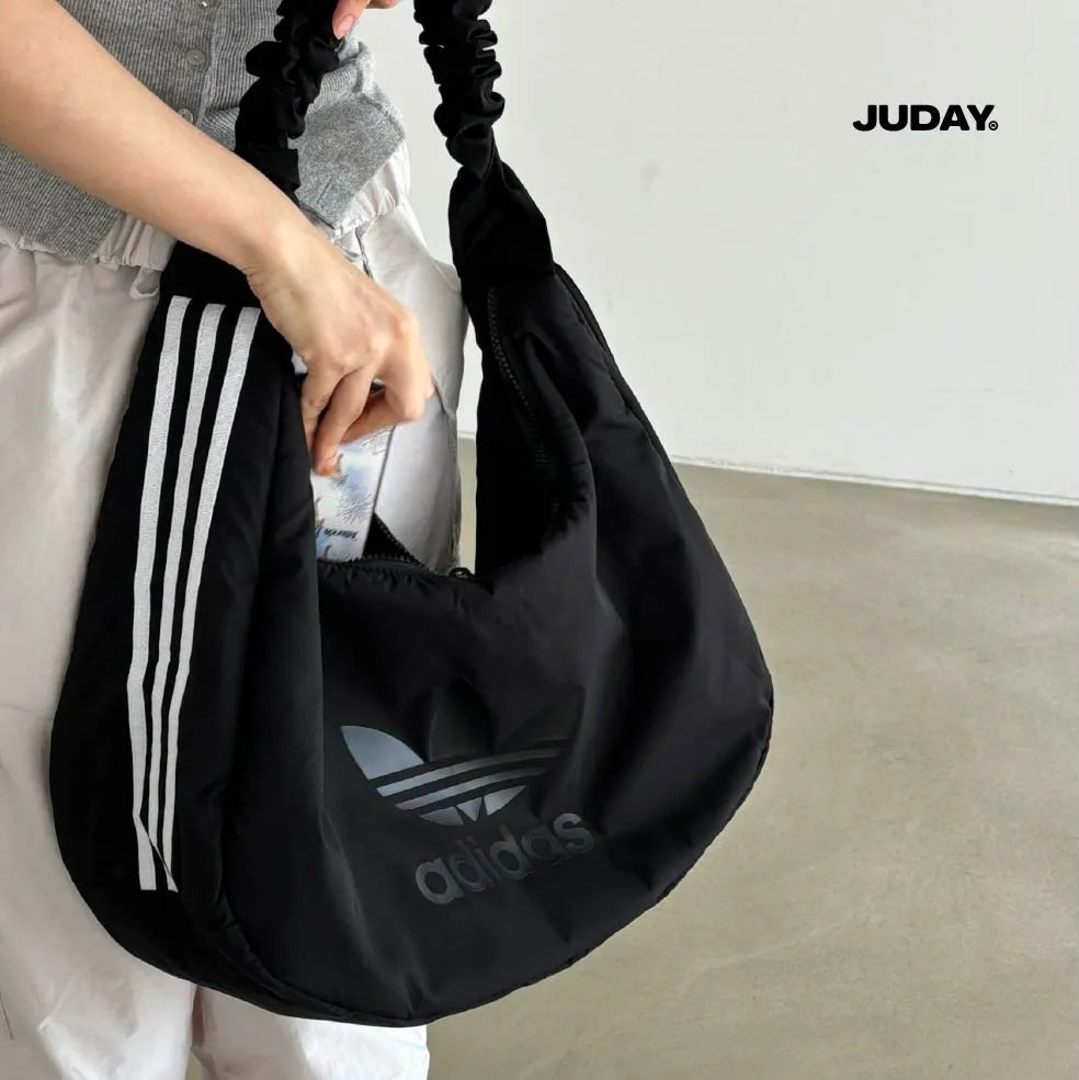 Adidas Tote Shoulder Shirring Bag Big