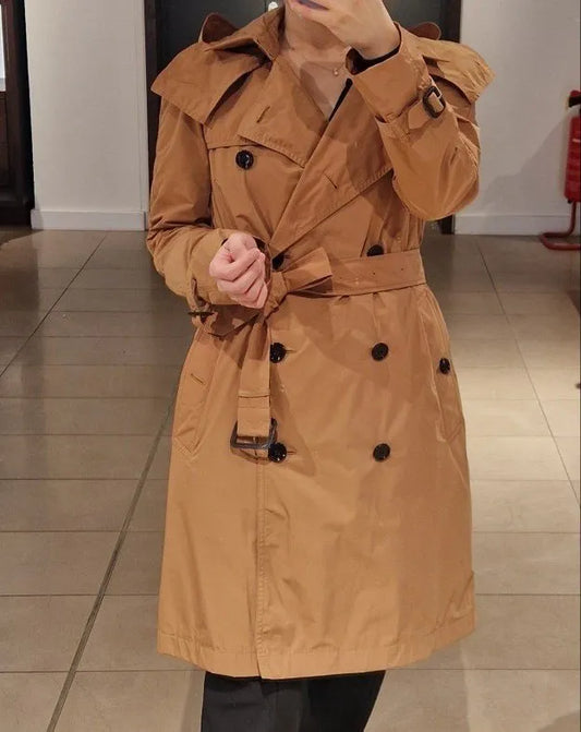 [Includes Customs Duties and VAT, Free Shipping] Burberry Amberford Trench Coat - Camel 8073507