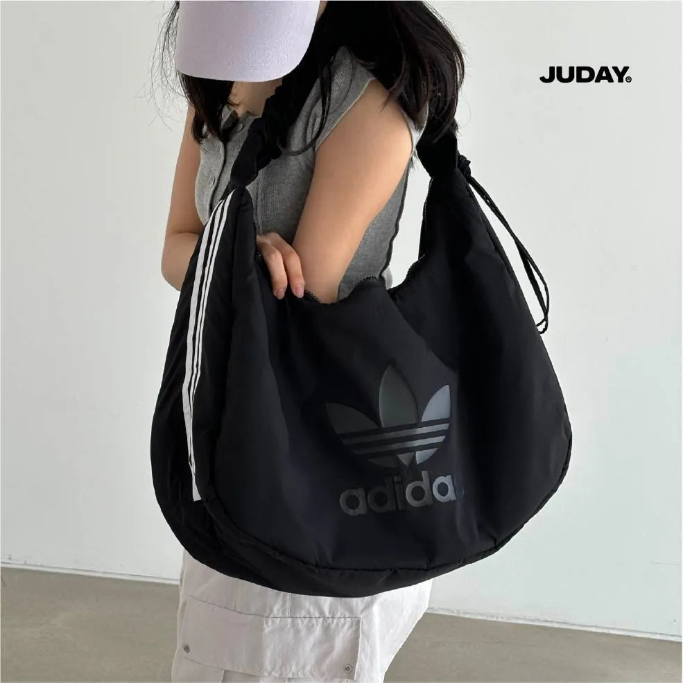 Adidas Tote Shoulder Shirring Bag Big