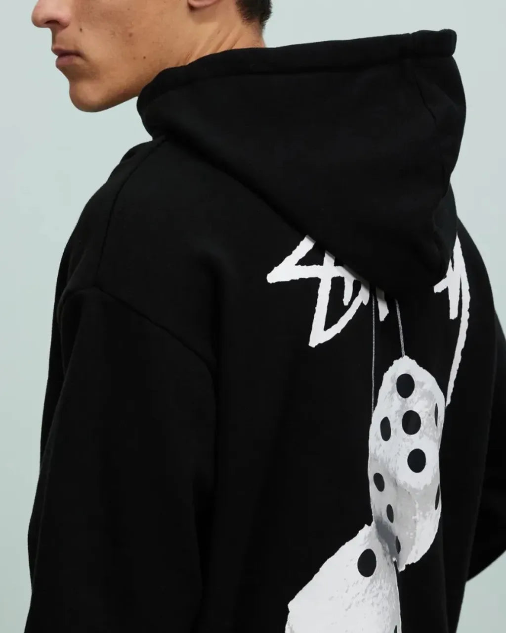 Stussy Fuzzy Dice 50/50 Hoodie