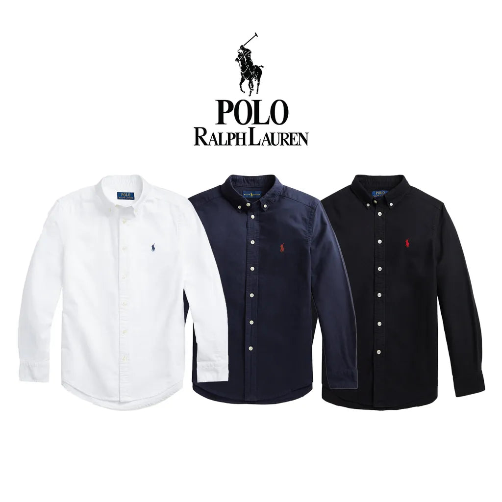 Polo Ralph Lauren Boys Garment Dyed Oxford Shirt 3 Colors