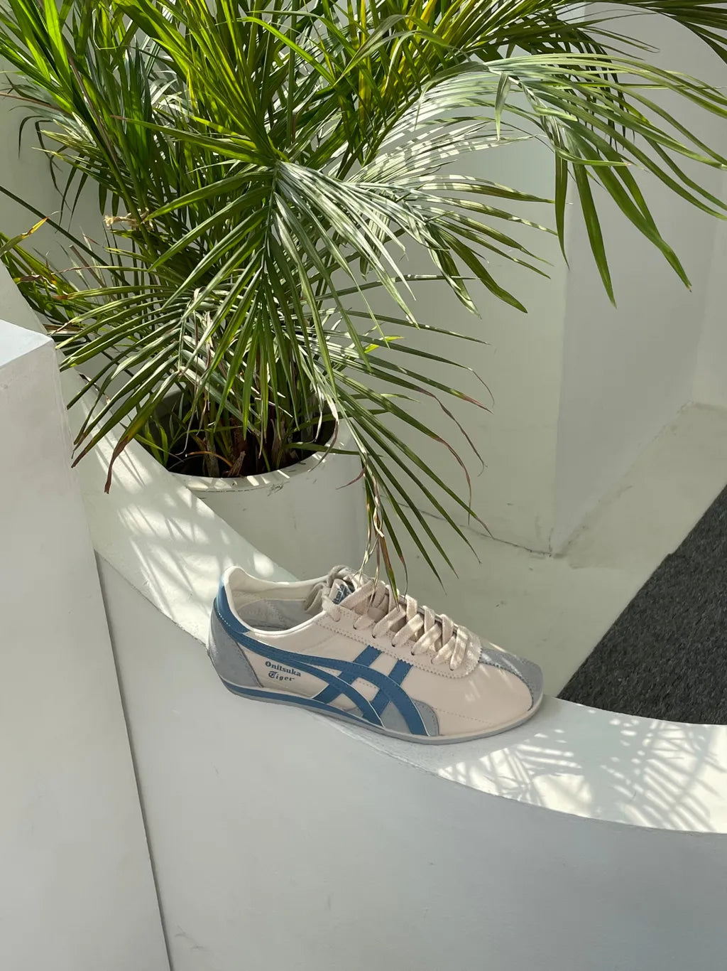 Onitsuka Tiger Runspark Cream Light Blue Unisex 1183B480-250