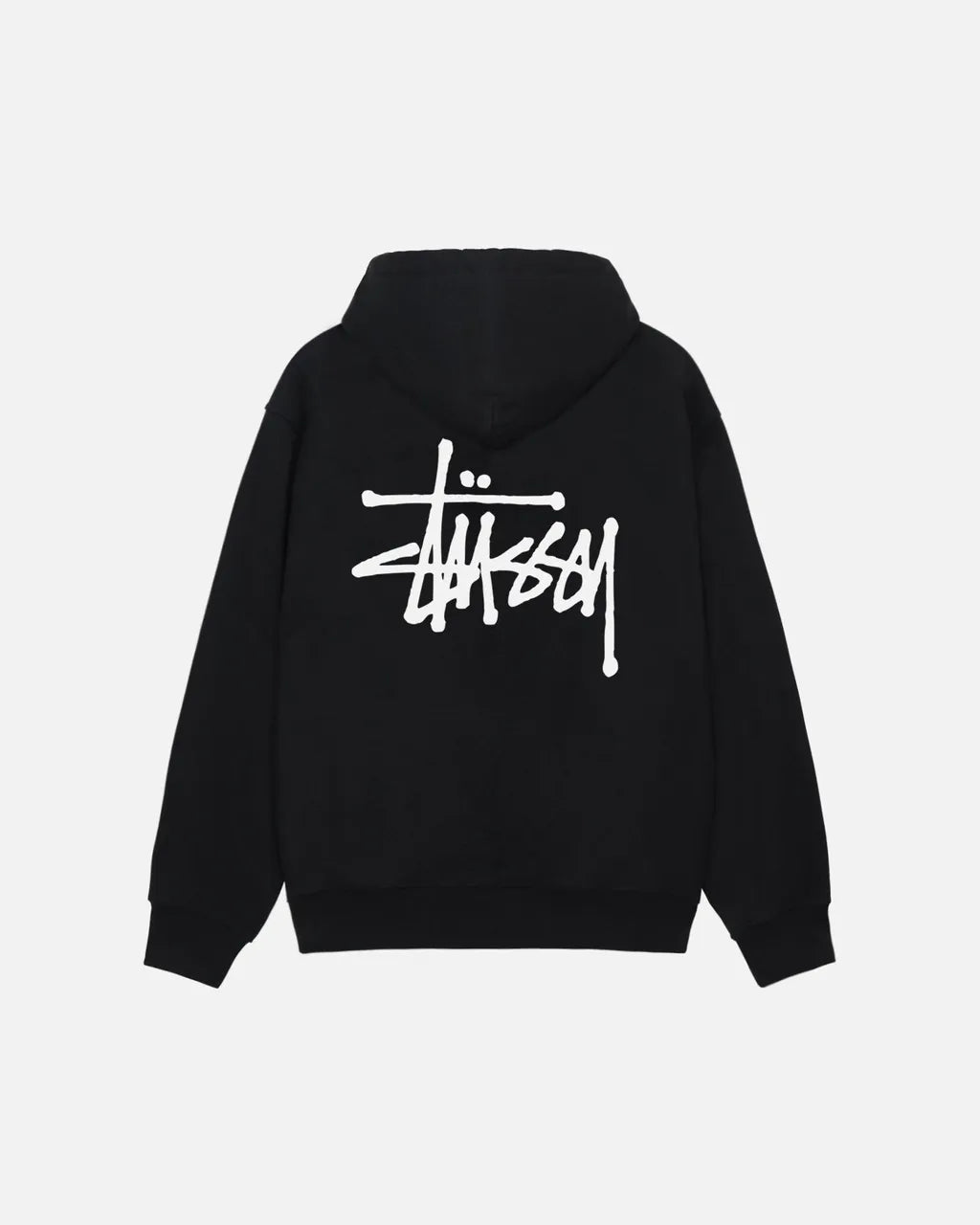 Stussy basic logo hood zip-up unisex