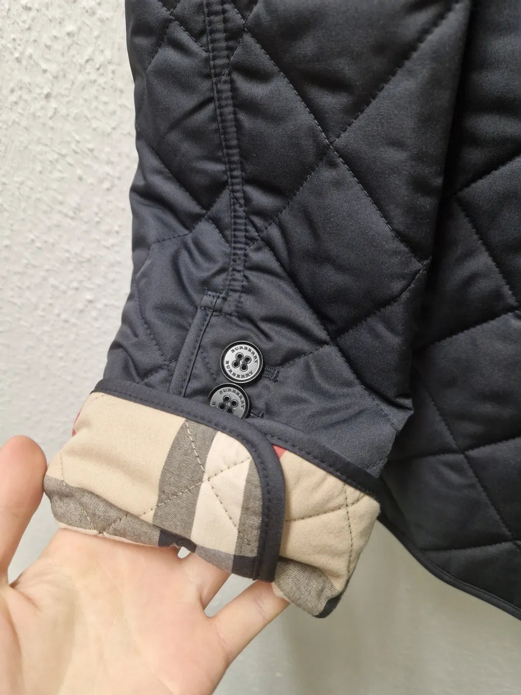 [Customs & VAT Included, Free Shipping] Burberry Frankby Quilted Jacket Navy